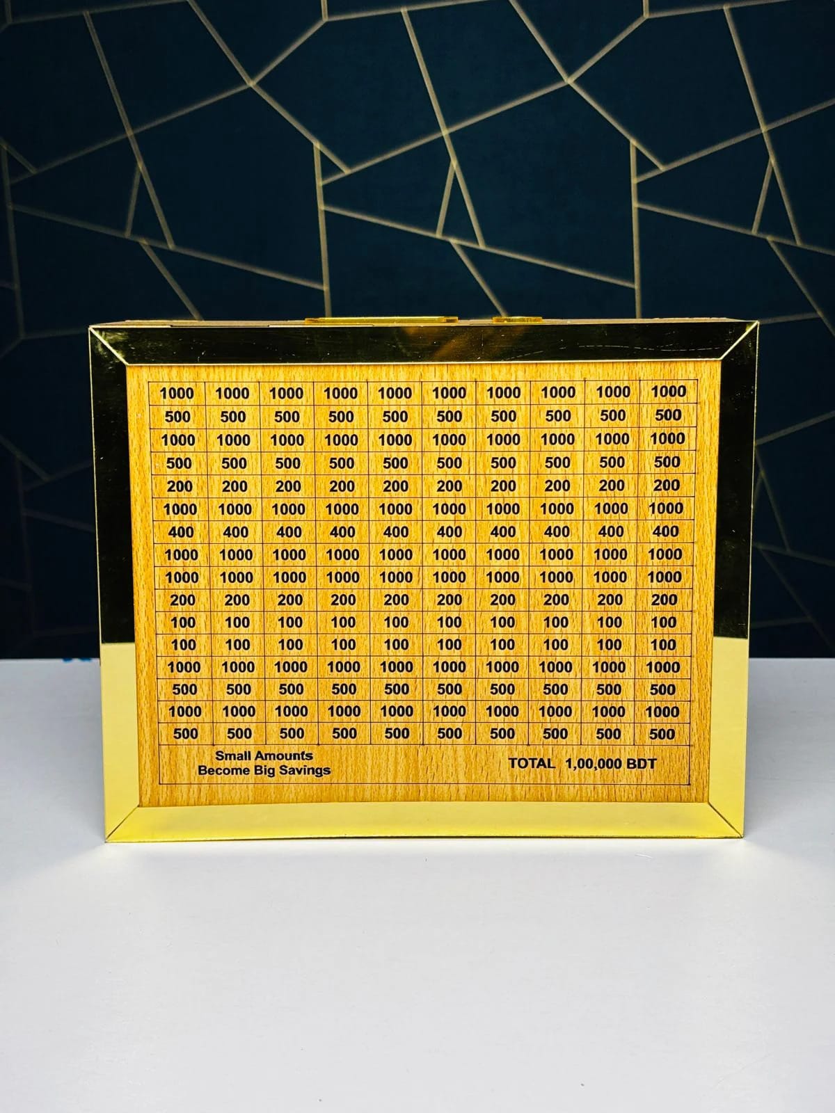 Wooden Money Saving Box (Piggy Bank)